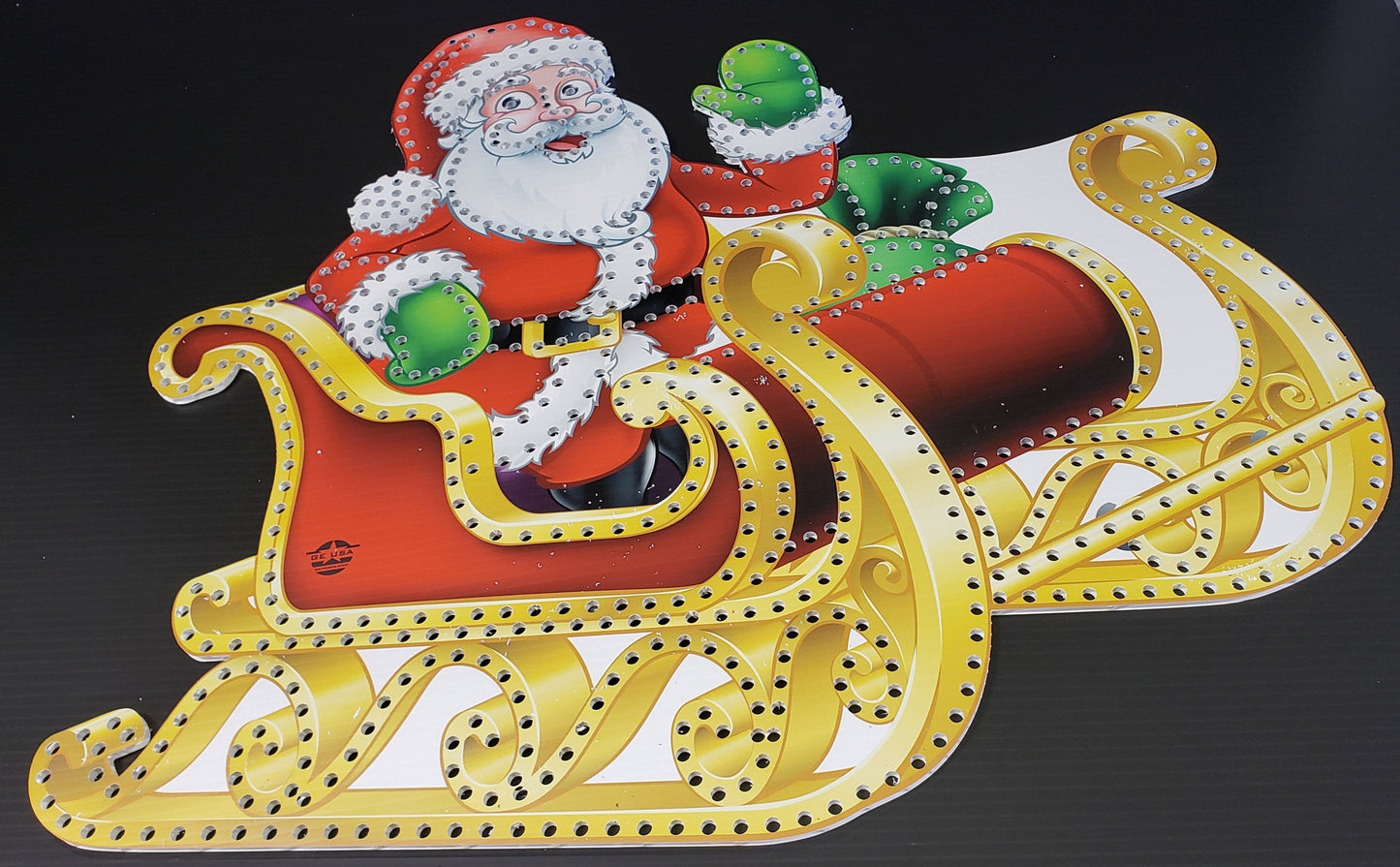 IMPRESSION Sleigh with Santa Waving