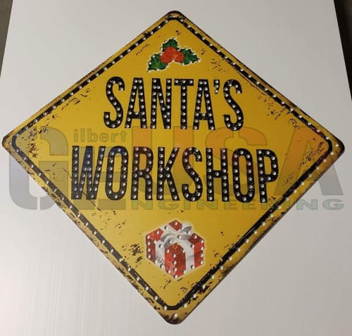 IMPRESSION Santa's Workshop Sign