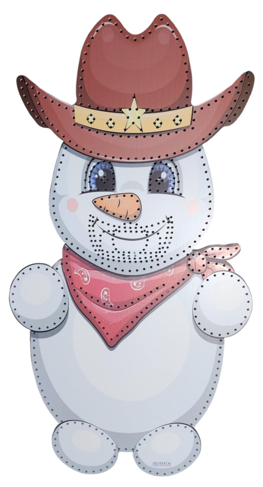 IMPRESSION Cowboy Snowman