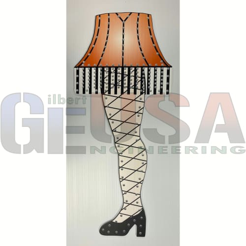 IMPRESSION Leg Lamp with Matrix