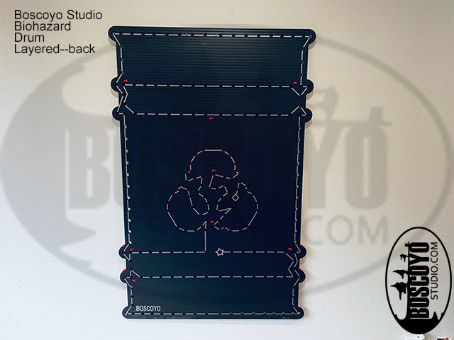 Biohazard Drum Layered