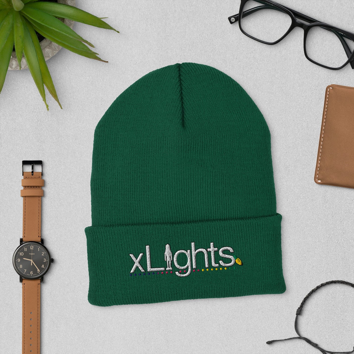 Embroidered xLights Logo - Cuffed Beanie