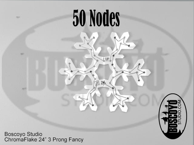 ChromaFlakes 24"--3 Prong Fancy 50