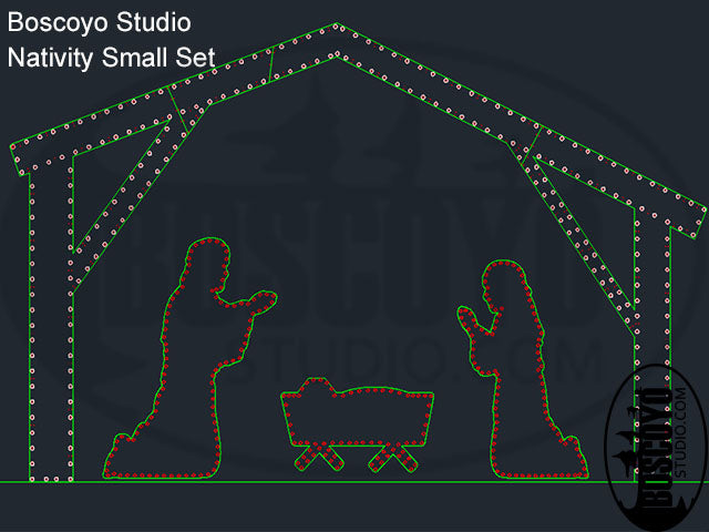 Nativity Scene 48" Small Set