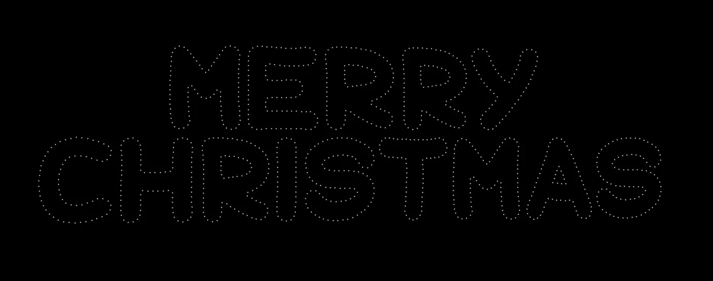 IMPRESSION MERRY CHRISTMAS/MERRY XMAS/FELIZ NAVIDAD in Cookie Letters