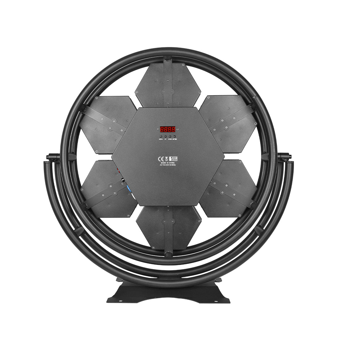 KR8 Double rings 700W RGB 3in1 retro stage light with auxiliary light