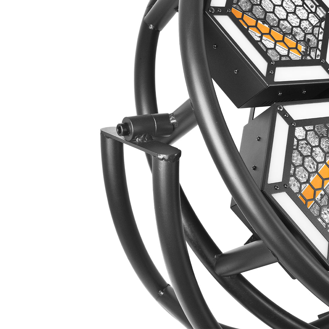 KR8 Double rings 700W RGB 3in1 retro stage light with auxiliary light