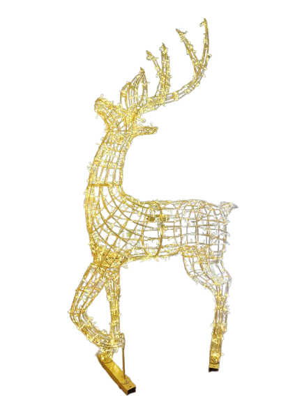 Giant Pre-Lit LED Reindeer