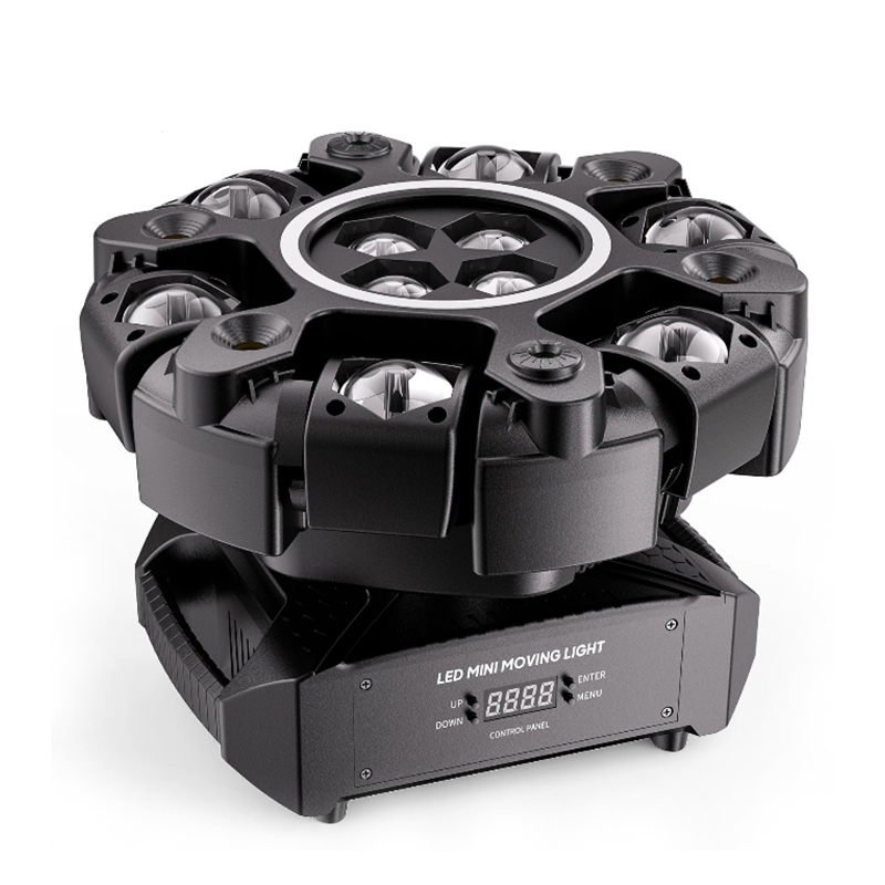 150W 6-Arm 10 Eyes Moving Head Effect Light