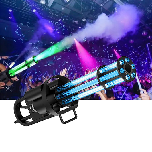 KF02 Co2 Jet Machine Handheld Gatling Led RGB CO2 GUN