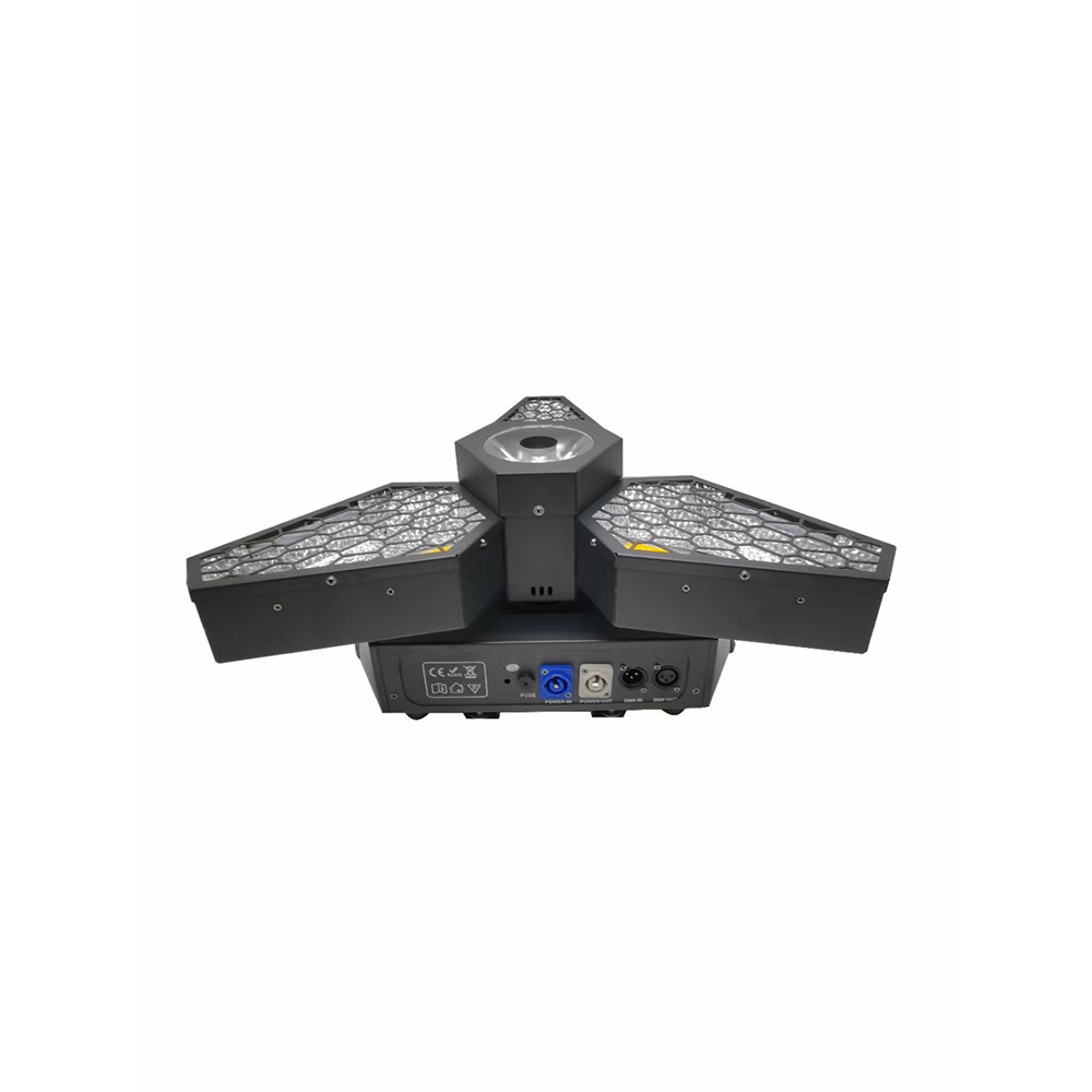 KR10 250W RGB 3-IN-1 Maple Leaf Led Infinitely Rotating Retro Stage light