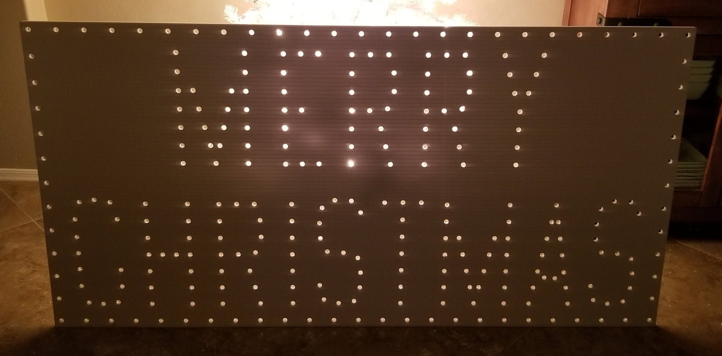 Merry Christmas Boxed Sign