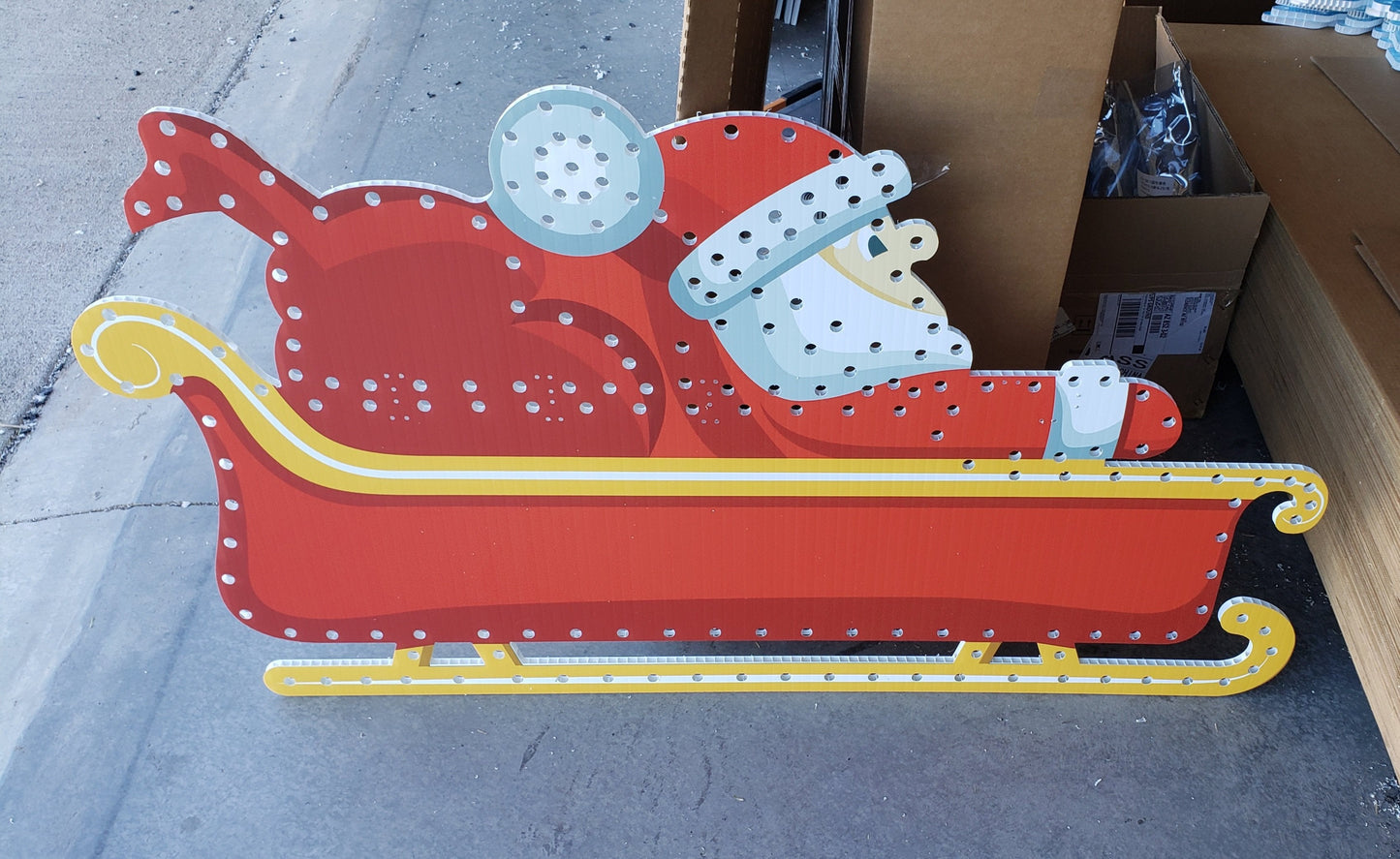 IMPRESSION Santa Sleigh 1 with Santa