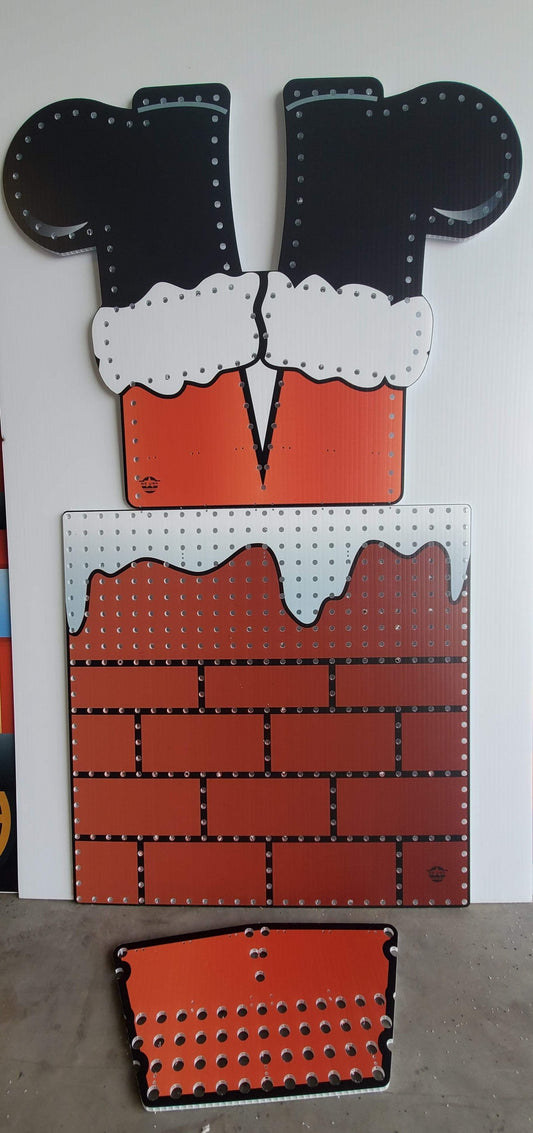 IMPRESSION Chimney with Santa Legs