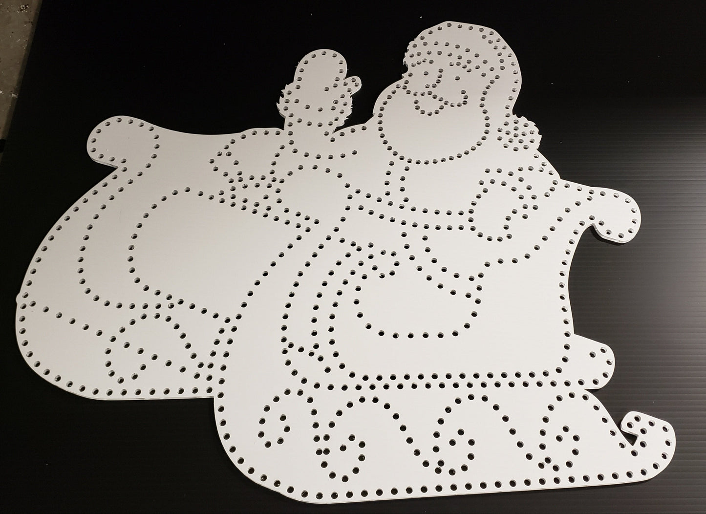 Sleigh with Santa Waving