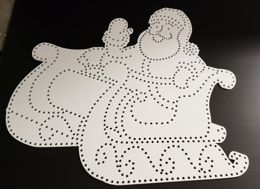 Sleigh with Santa Waving