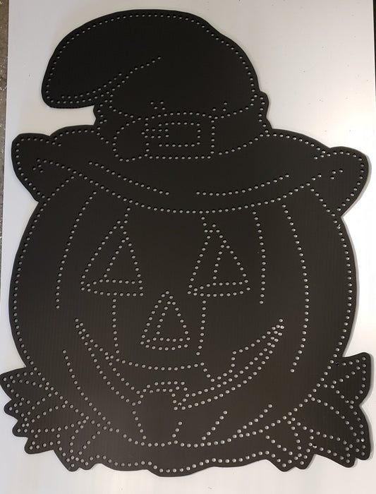 Pumpkin with Witch Hat