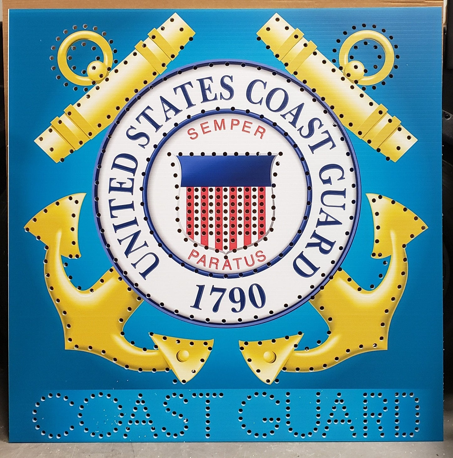 IMPRESSION Coast Guard Sign