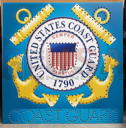 IMPRESSION Coast Guard Sign