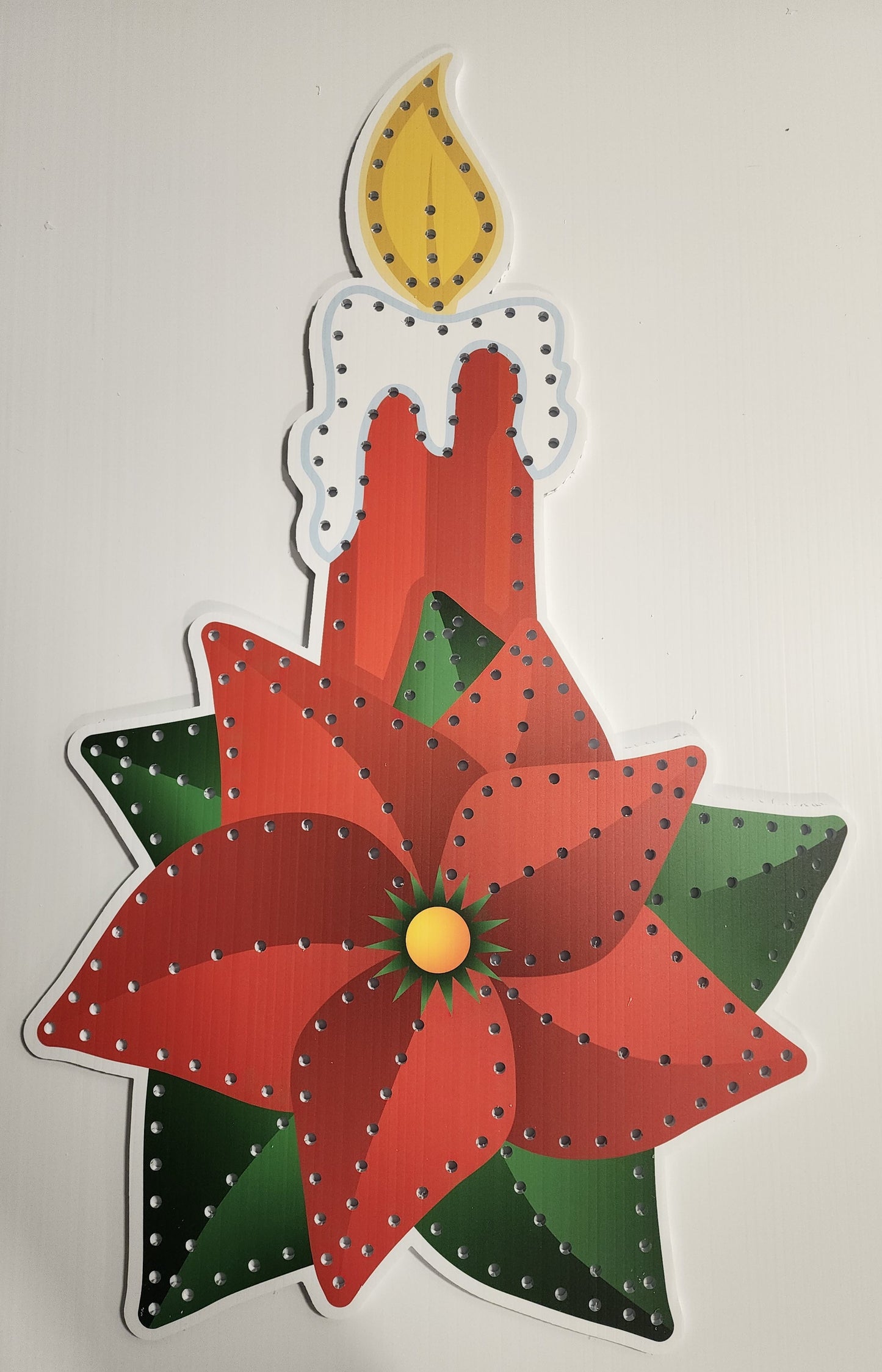 IMPRESSION Poinsettia - Candle Cluster