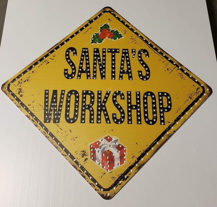 IMPRESSION Santa's Workshop Sign