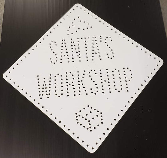 Santa's Workshop Sign