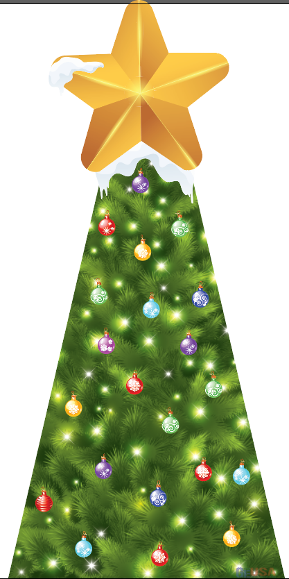 IMPRESSION Twinkly Flat Mini Trees