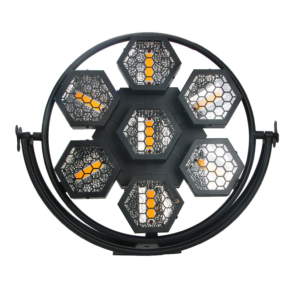 KR7 Mid-size Single Ring 7×60W RGB 3in1 retro stage light