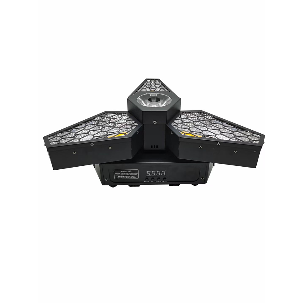 KR10 250W RGB 3-IN-1 Maple Leaf Led Infinitely Rotating Retro Stage light