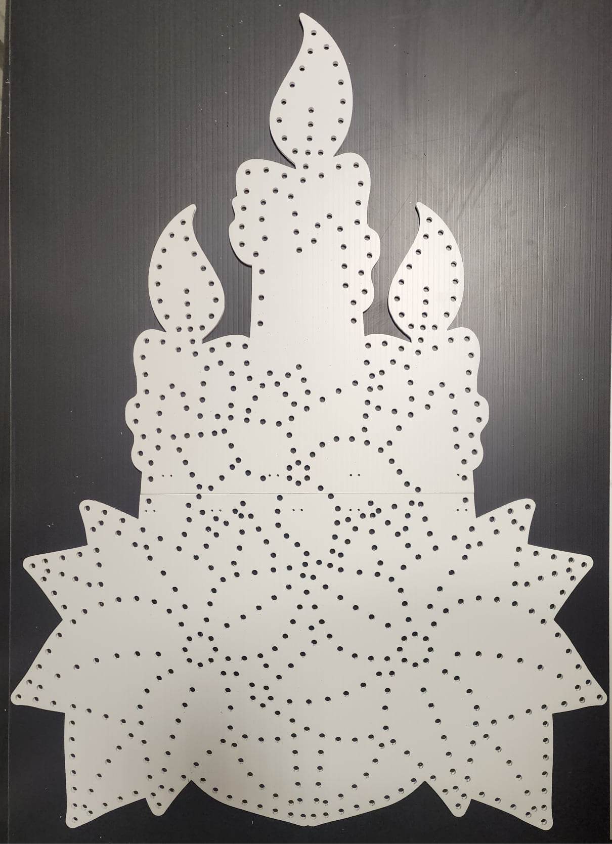 Poinsettia - Candle Cluster