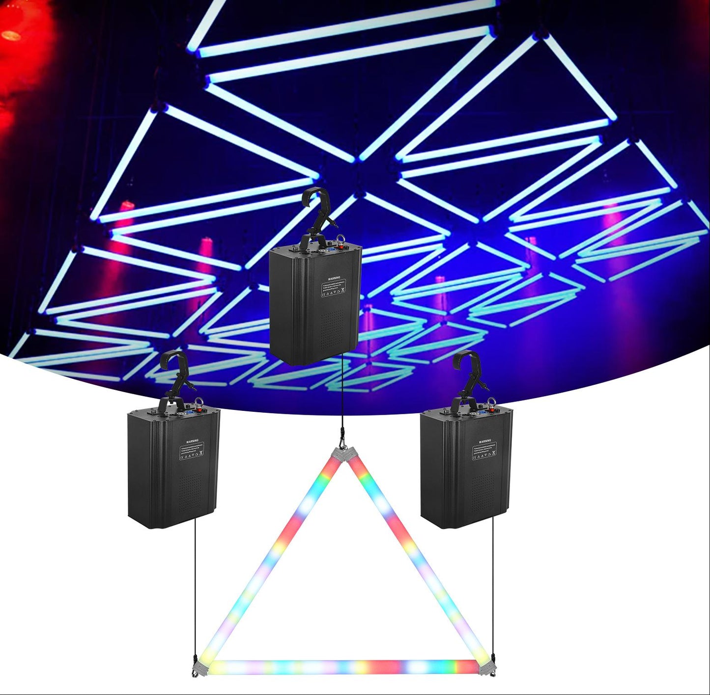 KN2 Led kinetic lighting tube 1-meter 360 tube