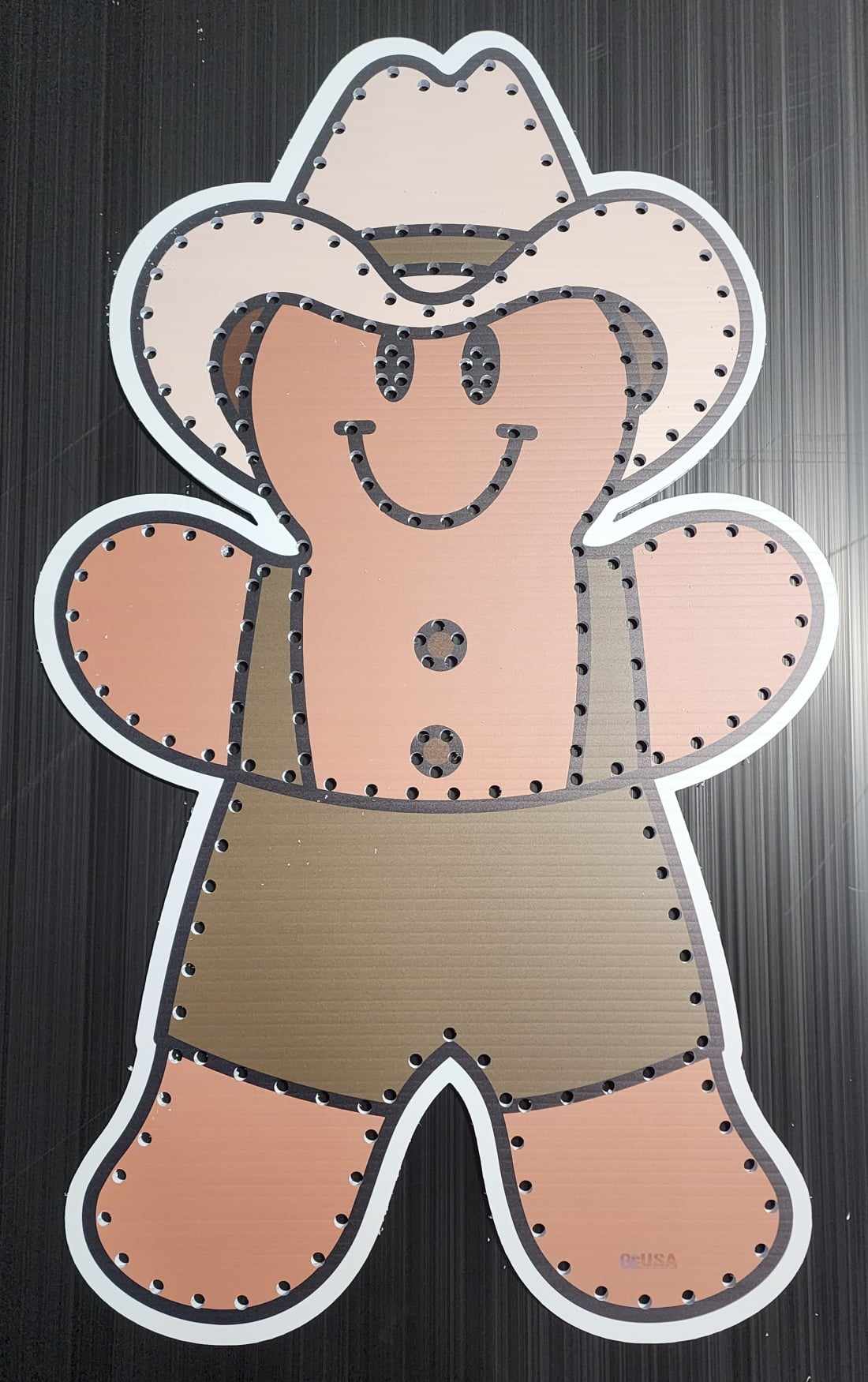 IMPRESSION Cowboy Gingerbread Man