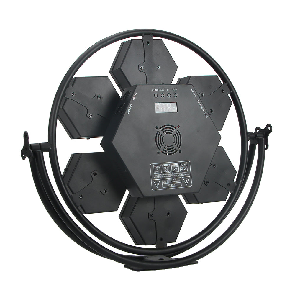 KR7 Mid-size Single Ring 7×60W RGB 3in1 retro stage light