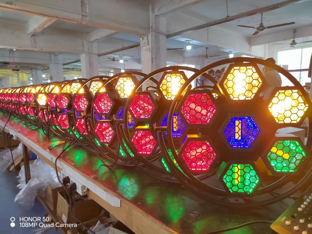 KR6 Single Ring 7×50W Mini Retro Stage Light