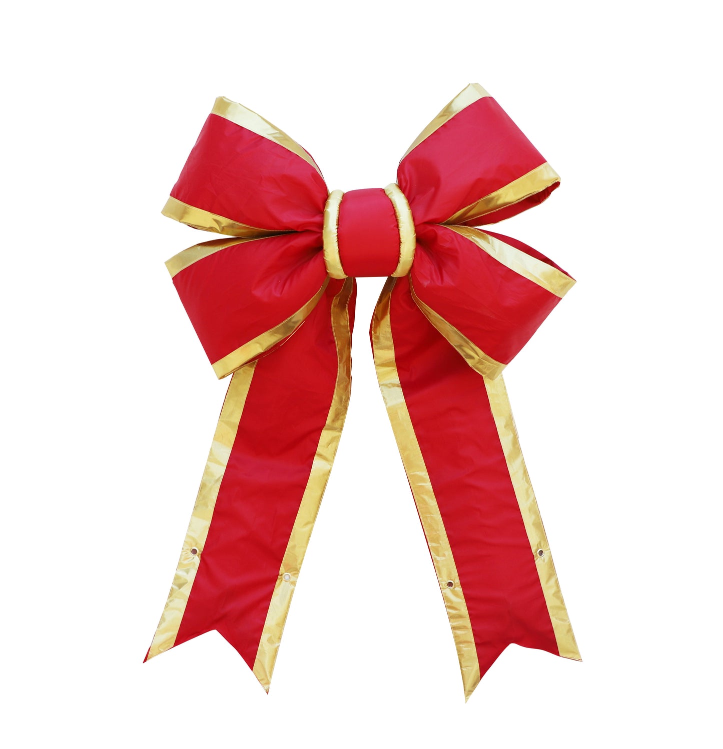 48" Red & Gold Premium Nylon Bow