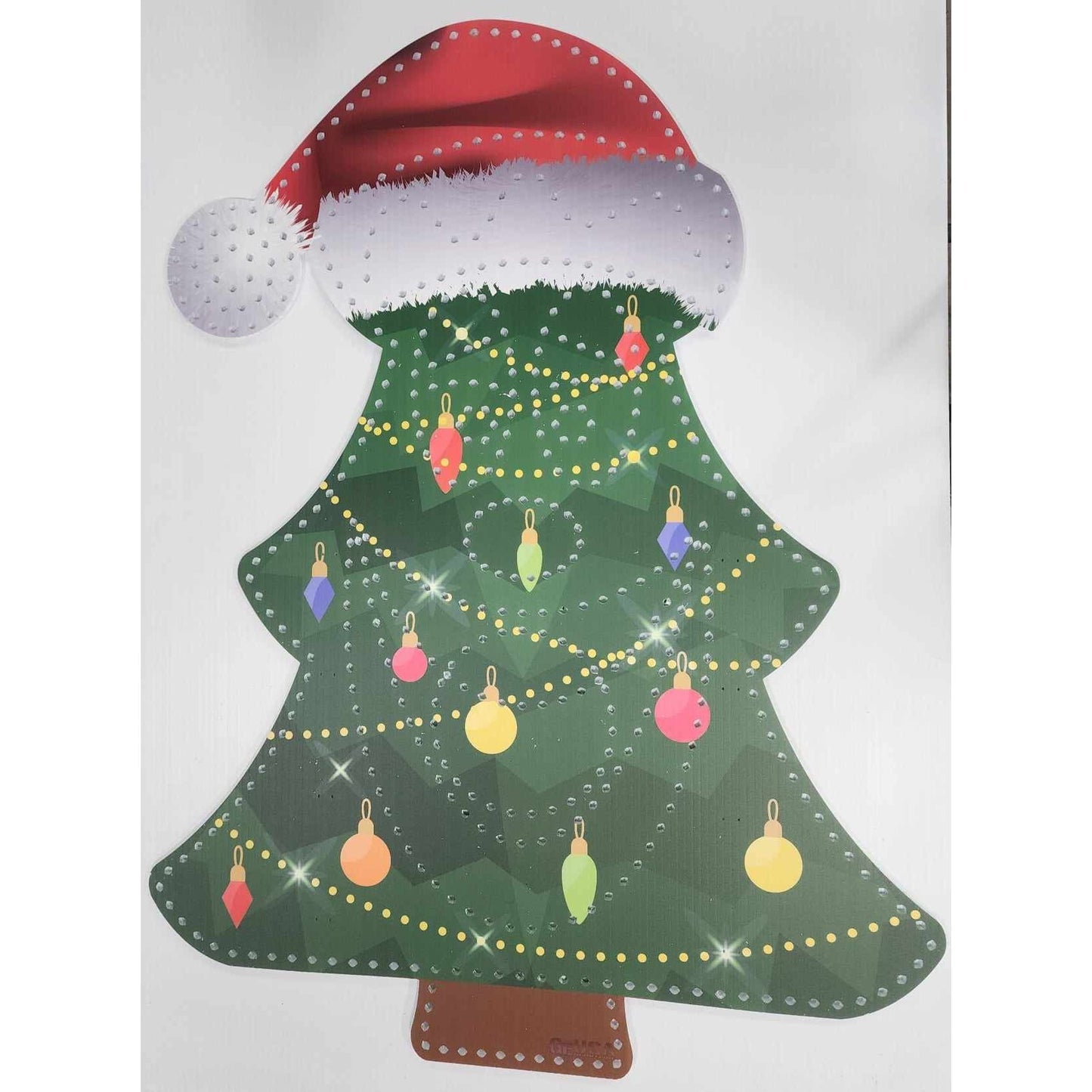 Twinkly Singing Tree with Santa Hat