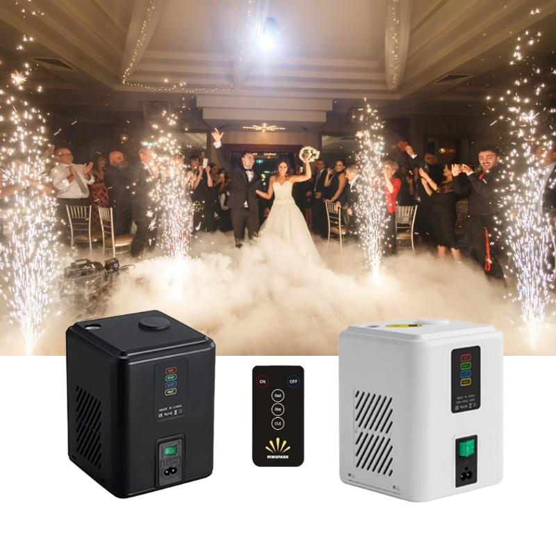 KC02 350W Mini Cold Spark Machine Remote Control