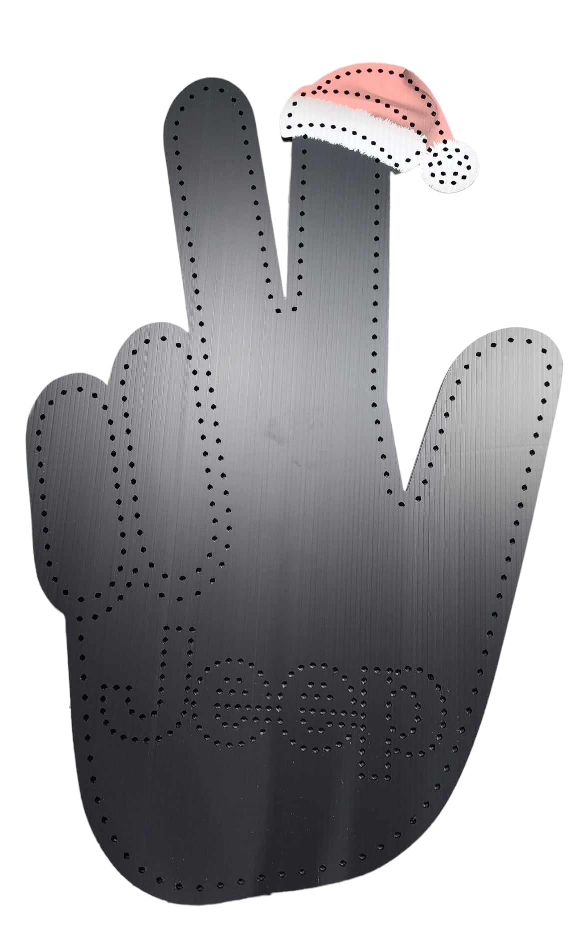 IMPRESSION Jeep Wave with Santa Hat