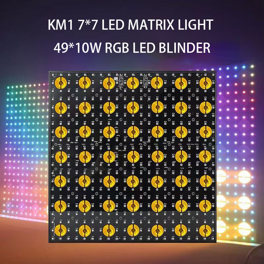 KM1 7*7 LED Matrix Light 49*10W RGB Led Blinder