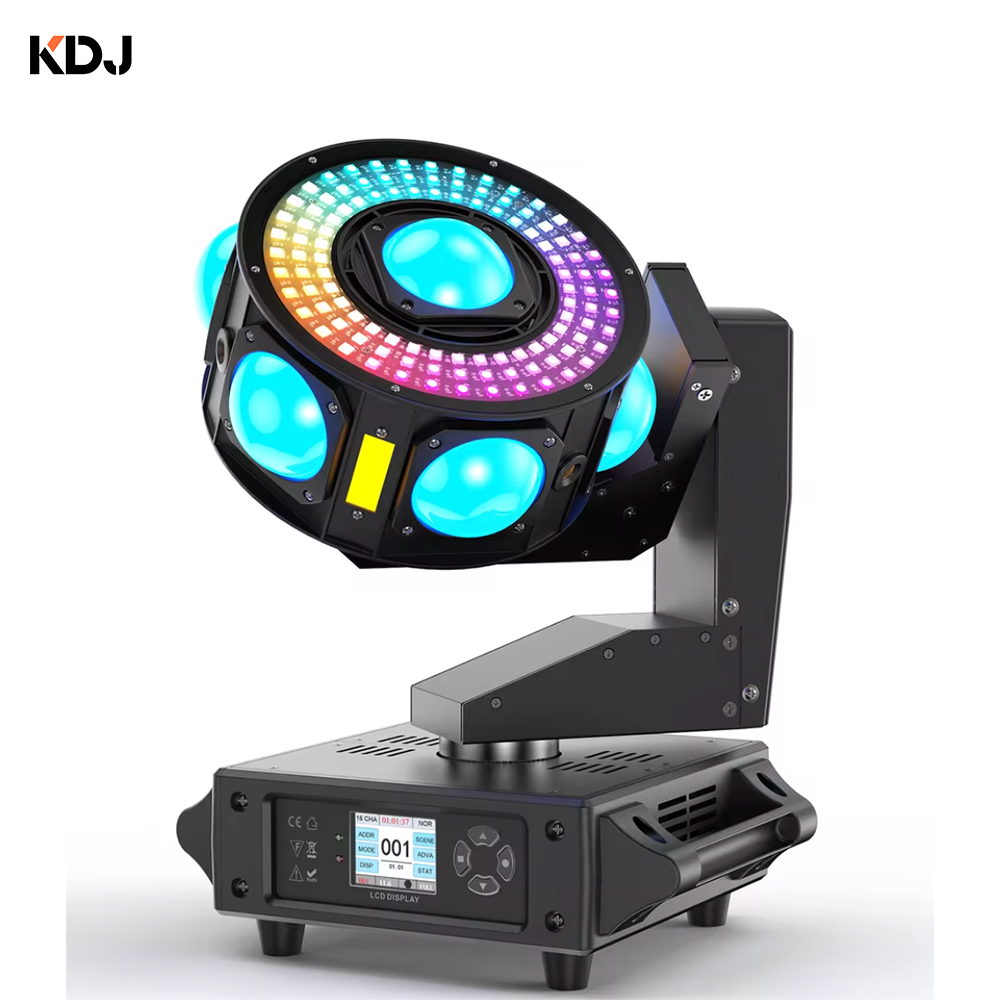 160W LED Moving Head Light RGBW 360°Rotation Led Stage Light