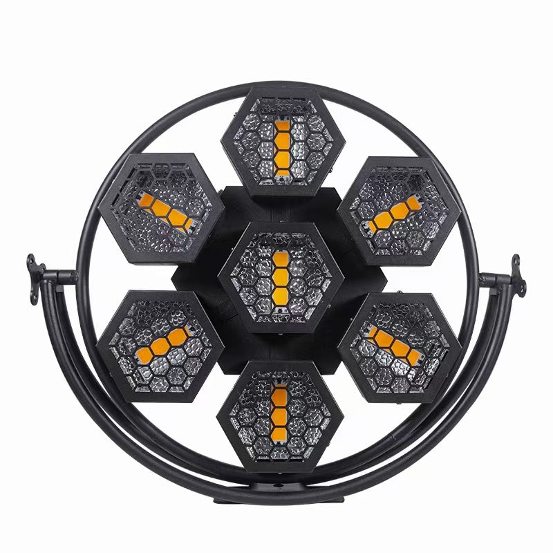 KR6 Single Ring 7×50W Mini Retro Stage Light