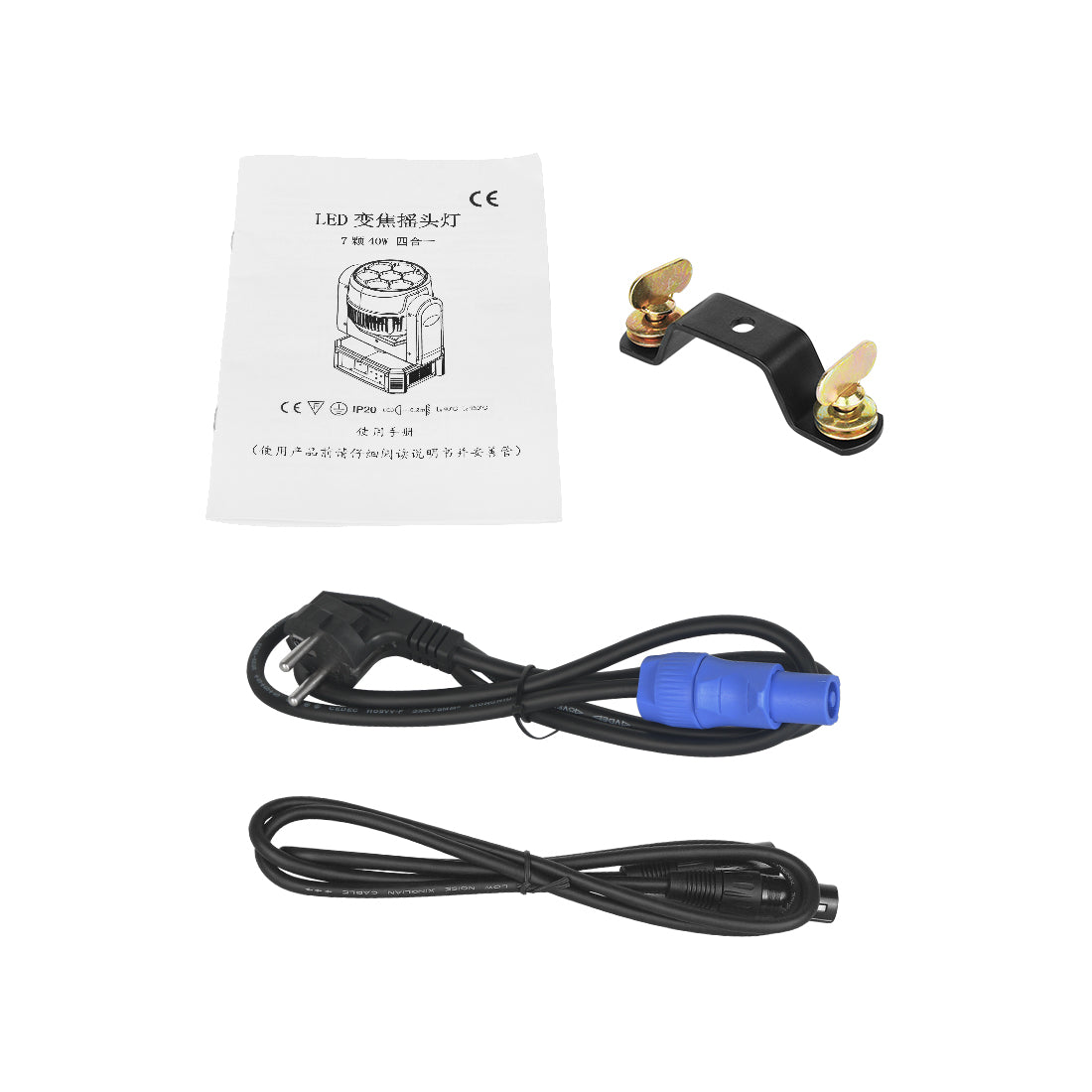 MINI7*40W LED Bee Eyes Moving Head Wash Light