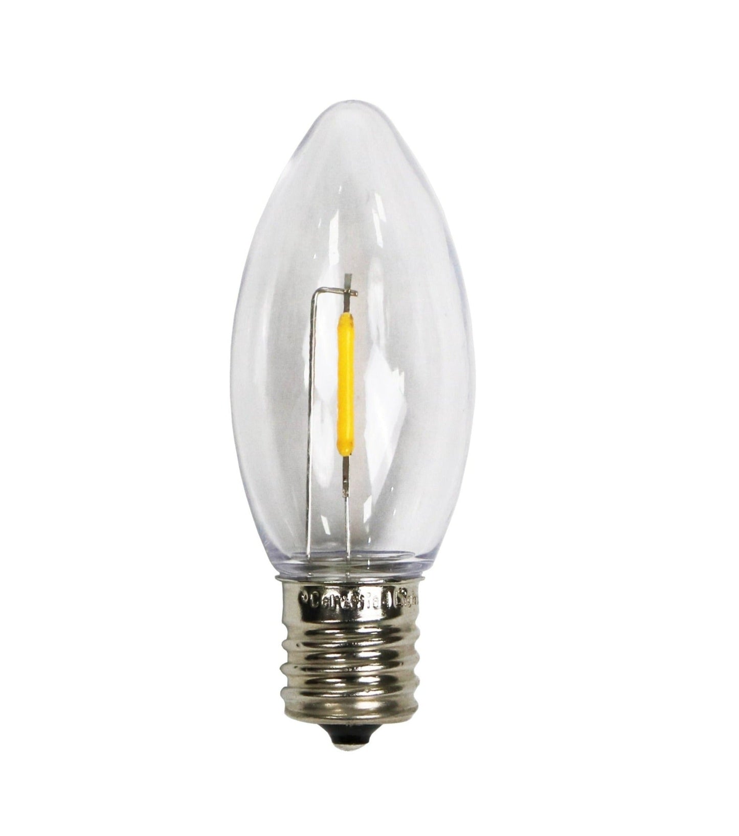 Certified Classic C9 LED Plastic Filament Bulbs, Shatterproof