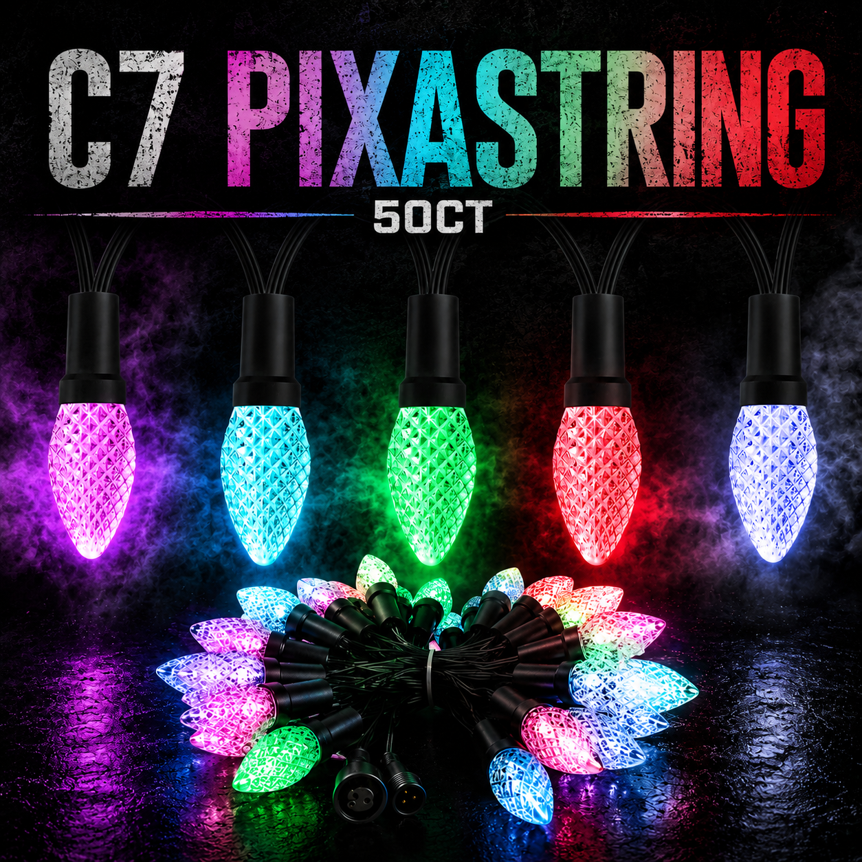 12V Replica C7 Pixels Double Data PixaString by Mattos Designs | Superior Pixel Technology