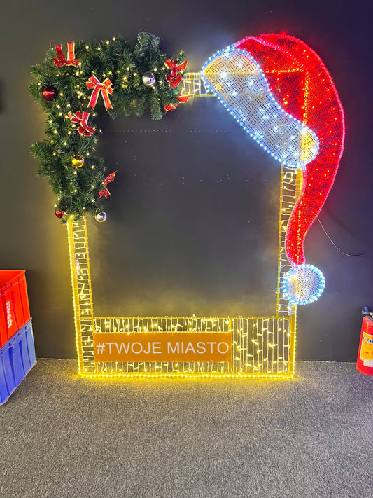 Giant Pre-Lit LED Festive Photo Prop