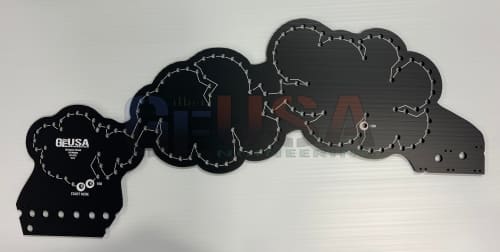 Train Smoke Clouds