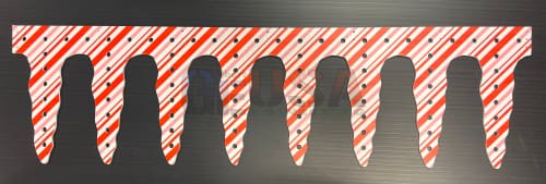 IMPRESSION Icicles - Candy Cane Icicle