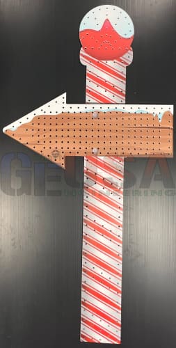 IMPRESSION North Pole Sign with Matrix
