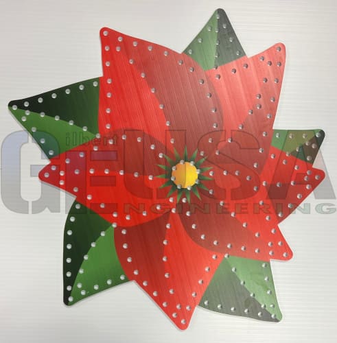 IMPRESSION Poinsettia - Candle Cluster