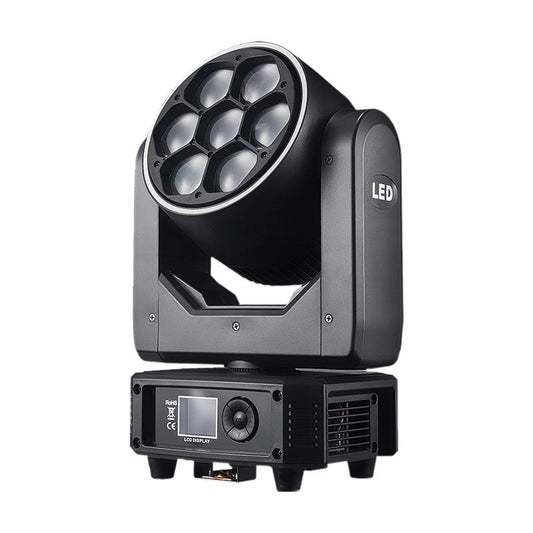 KW2A 7X30W RGBW Mini Bee Eye Moving Head Wash Light With LED Strip